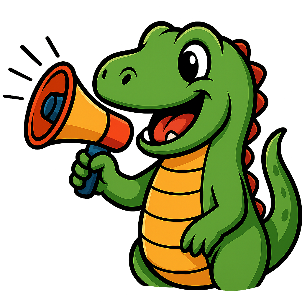 Dino megaphone